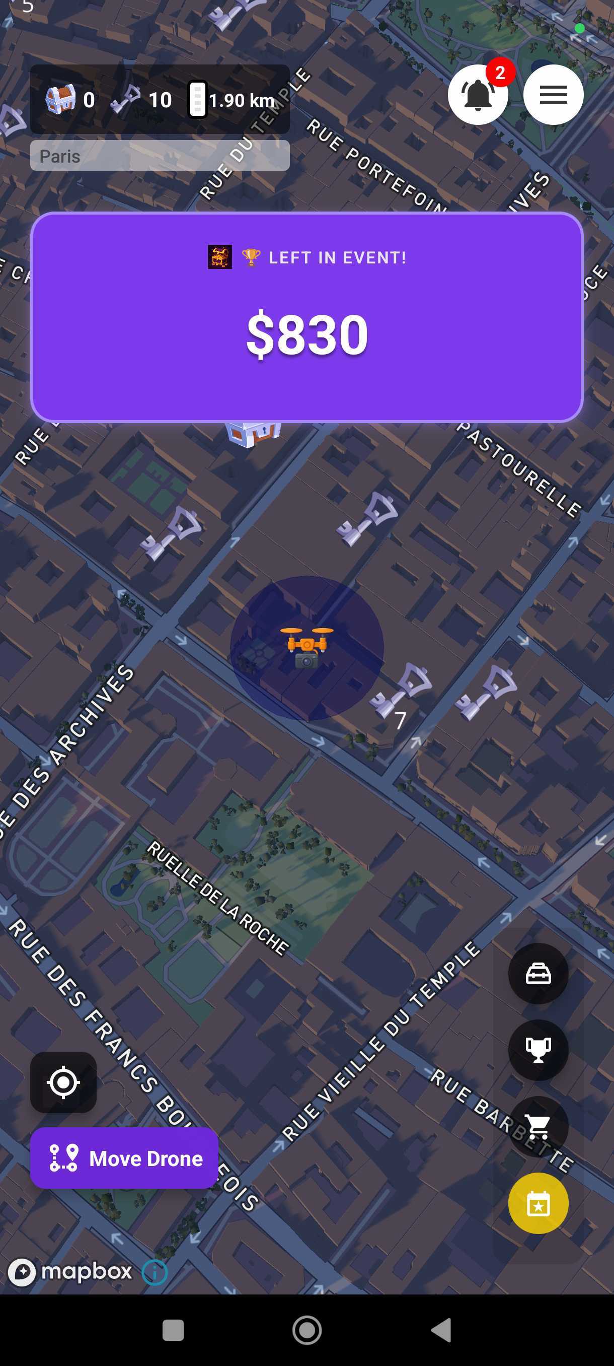 FindTheMoney Mobile Game View